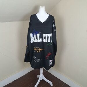 FNF Mens 2XL Football Embroidered Long Sleeve Jersey All City NFL Teams